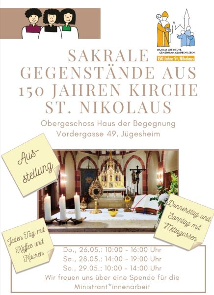 Read more about the article Ausstellung zum 150. Geburtstag der Kirche Sankt Nikolaus