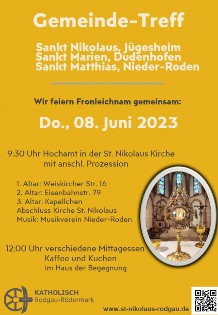 Gemeinde-Treff Fronleichnam 2023